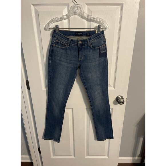 Lucky Brand Mid Rise Sweet Straight Leg Jeans Tanzanite Size 0 (25x30) New - Picture 5 of 8